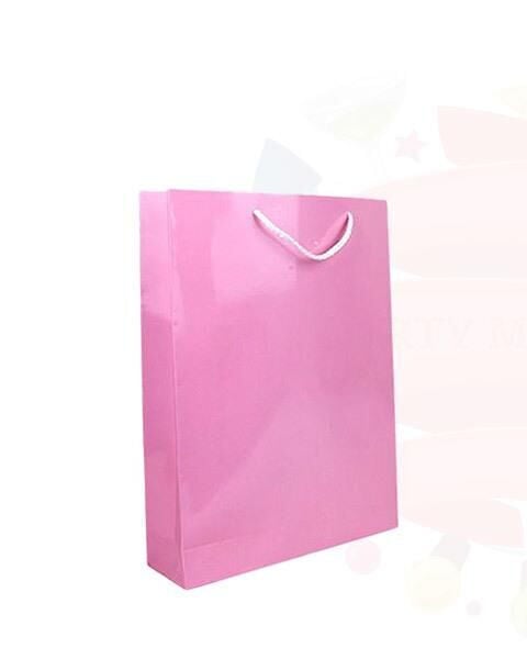 ÇANTA KARTON SELOFANLI 17*26 PEMBE 25'Lİ