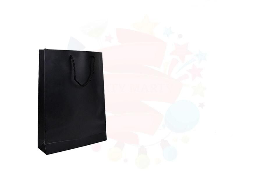 ÇANTA KARTON SELOFANLI 17*26 SİYAH 25'Lİ