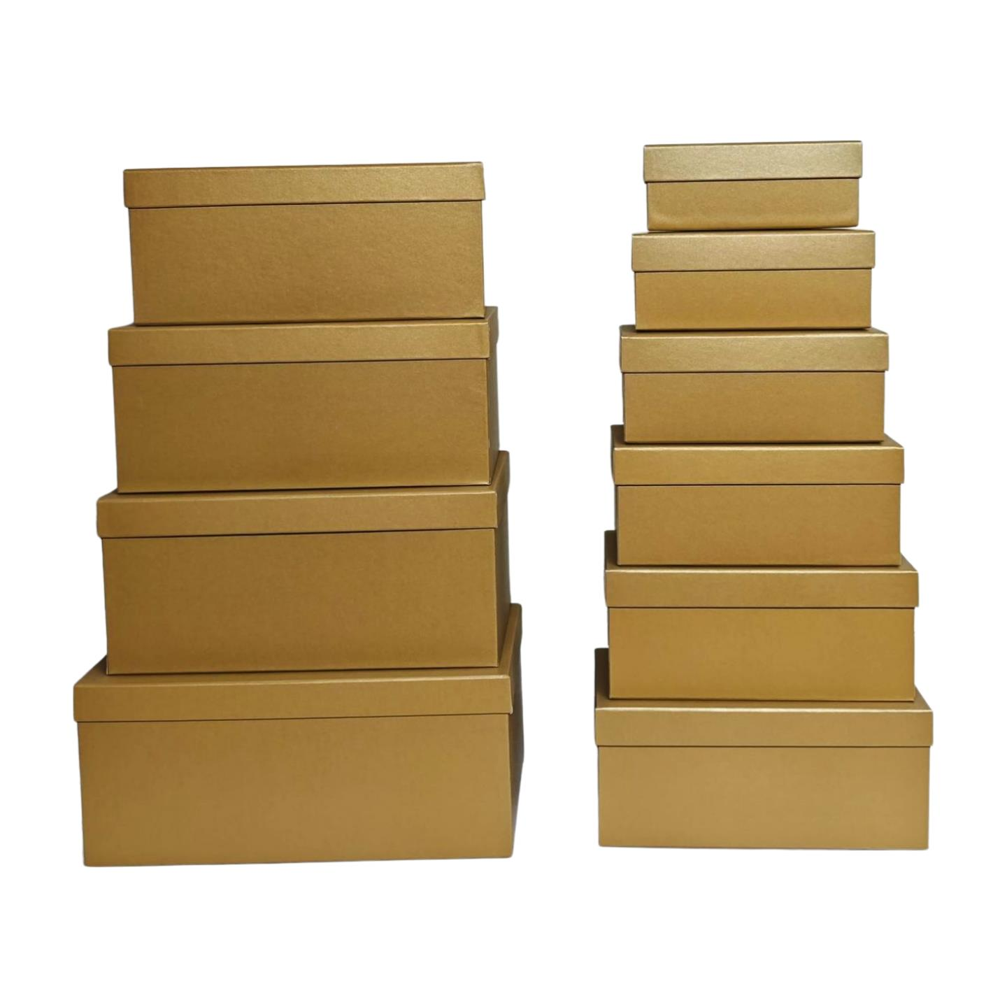 KUTU DİKDÖRTGEN  37*29*16 10 LU  ALTIN