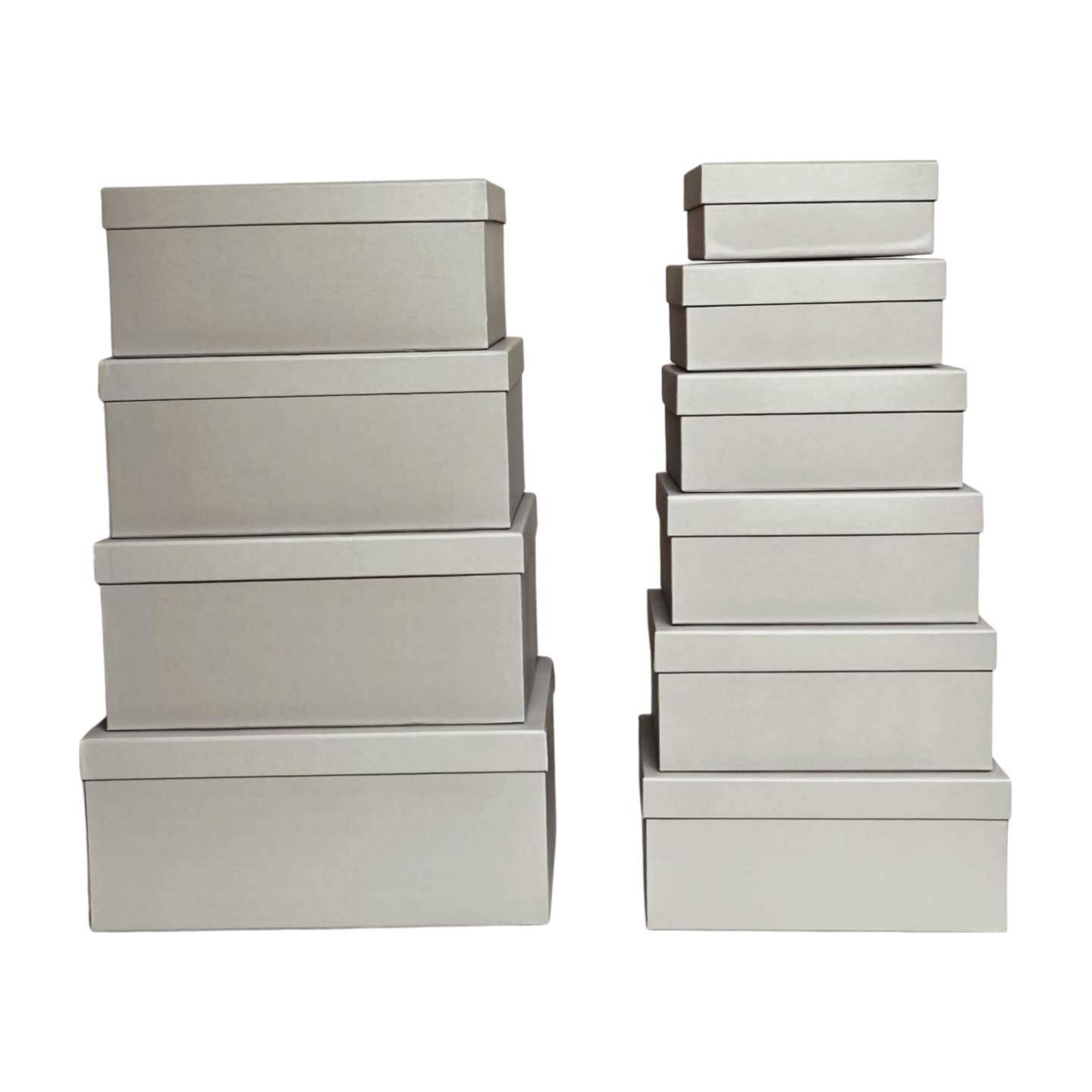 KUTU DİKDÖRTGEN 37*29*16 10 LU GÜMÜŞ