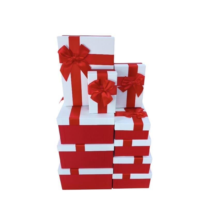 BÜYÜK FİYONKLU KUTU 10 LU 34*26*15,3 KIRMIZI