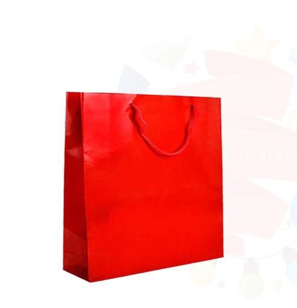 ÇANTA KARTON SELOFANLI 26*26 KIRMIZI 25'Lİ
