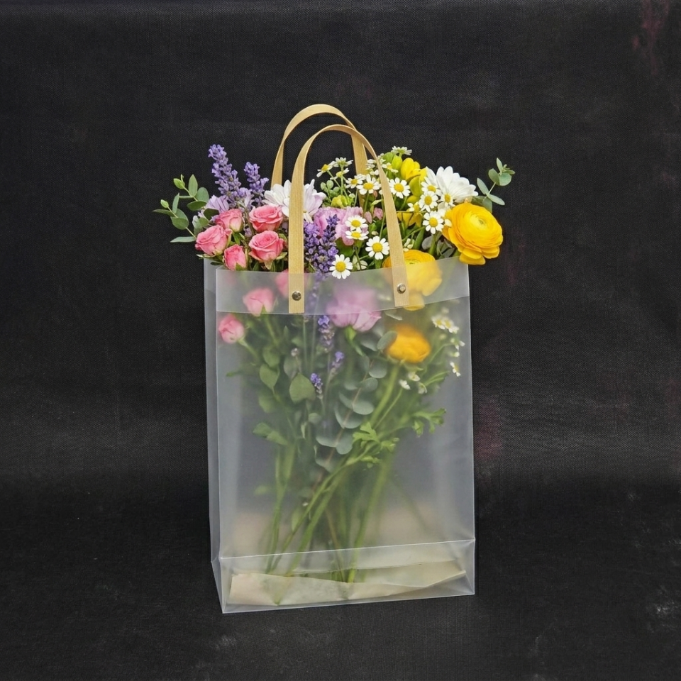 ÇANTA ŞEFFAF BUZLU 25*33*11 CM 10 LU