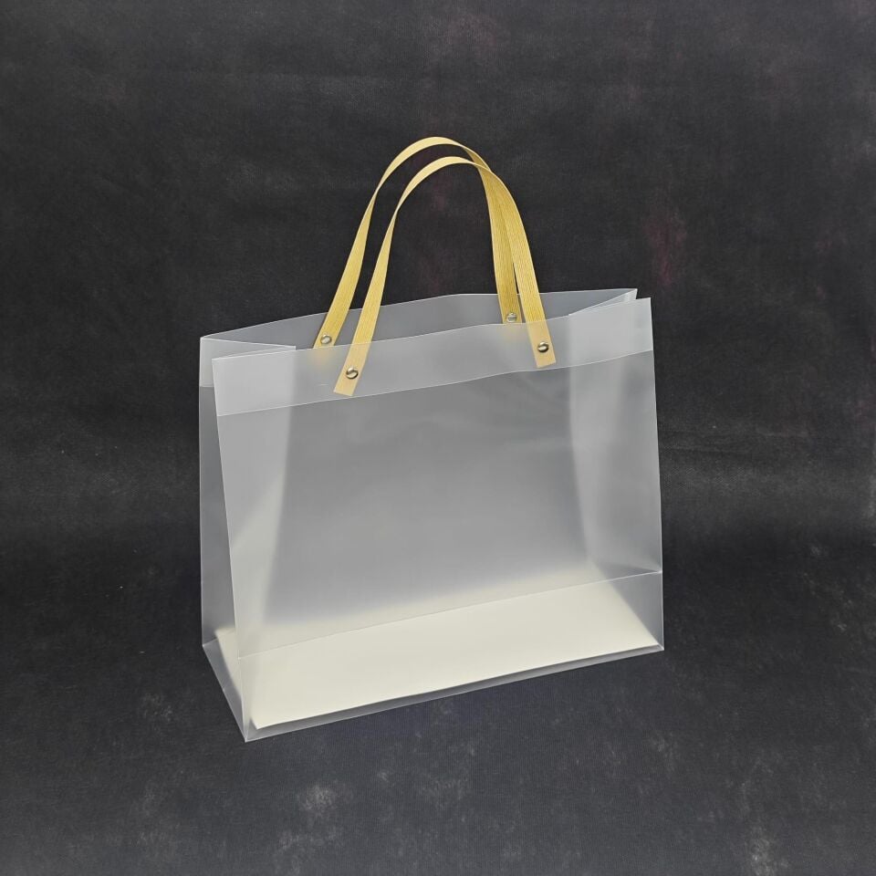 ÇANTA ŞEFFAF BUZLU 30*25*11.5 CM  10 LU