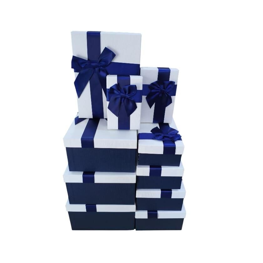 BÜYÜK FİYONKLU KUTU 10 LU 34*26*15,3 LACİVERT