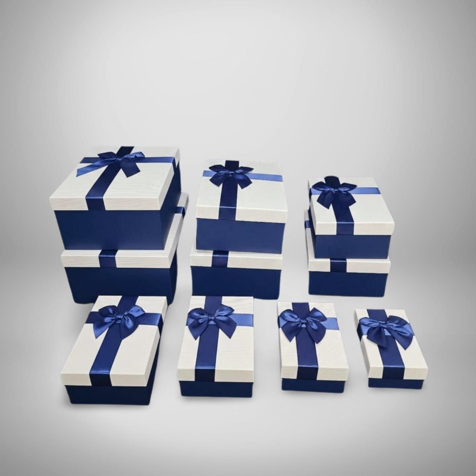 BÜYÜK FİYONKLU KUTU 10 LU 34*26*15,3 LACİVERT