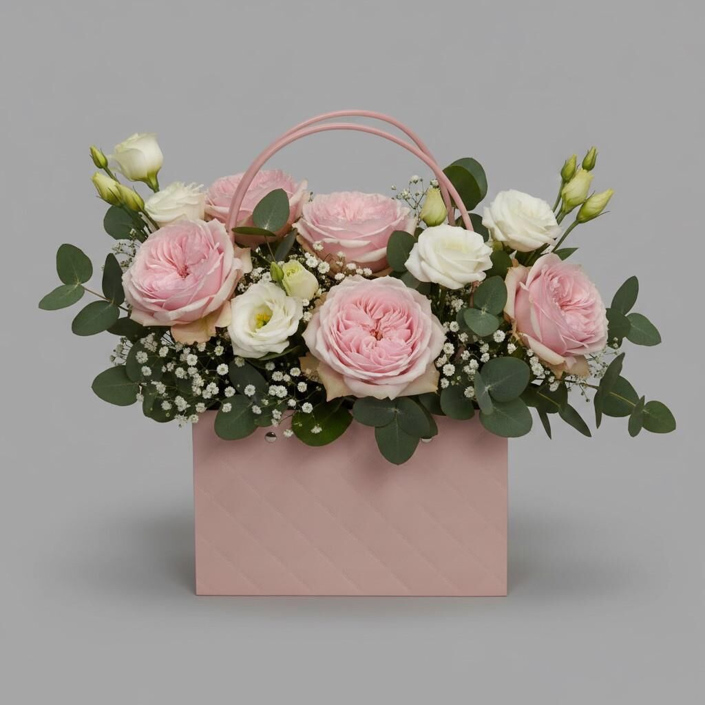 ÇANTA  PVC PEMBE 22*10.5*13.5 CM 10 LU