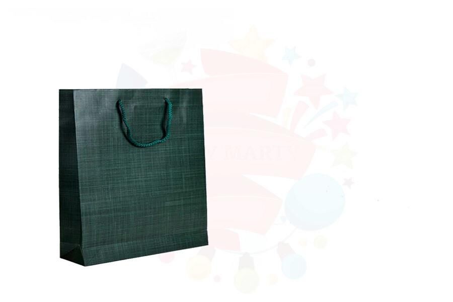 ÇANTA KARTON SELOFANLI 26*26 YEŞİL 25'Lİ