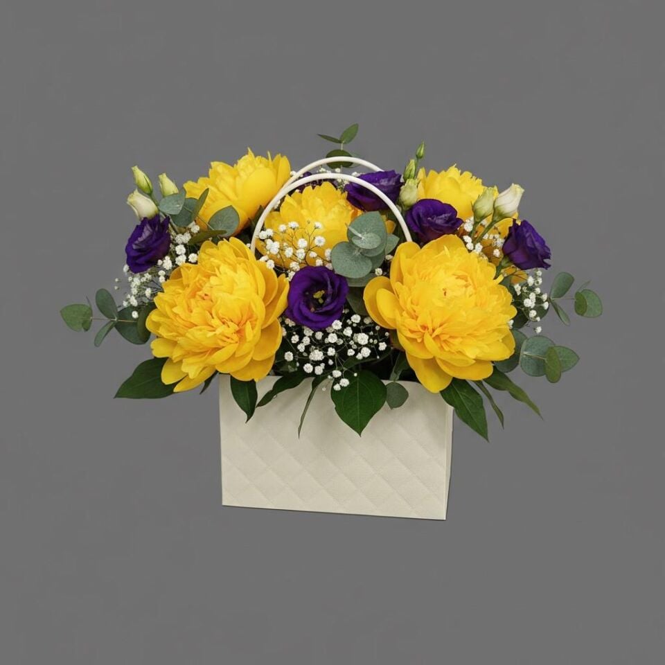 ÇANTA  PVC BEYAZ 22*10.5*13.5 CM 10 LU