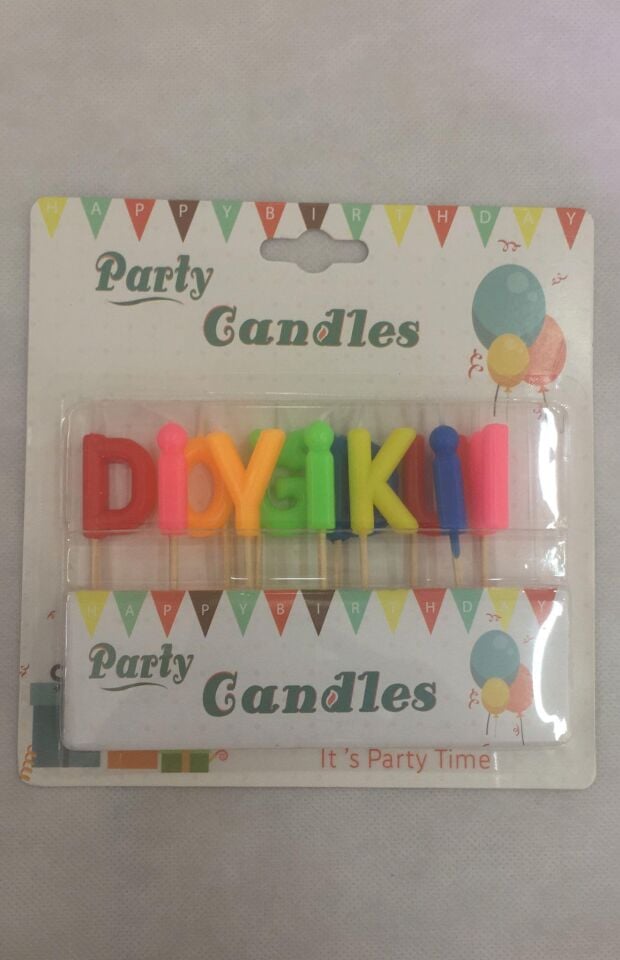 MUM İYİ Kİ DOĞDUN HARFLİ ÇOK RENKLİ