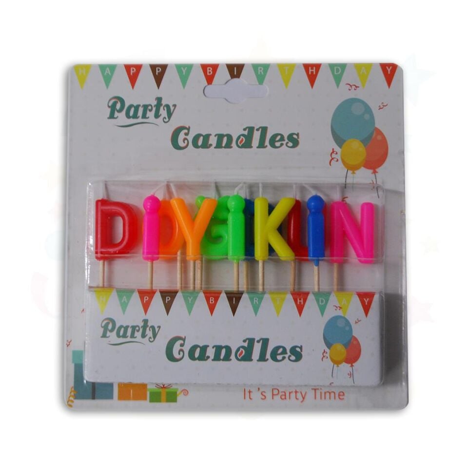 MUM İYİ Kİ DOĞDUN HARFLİ ÇOK RENKLİ