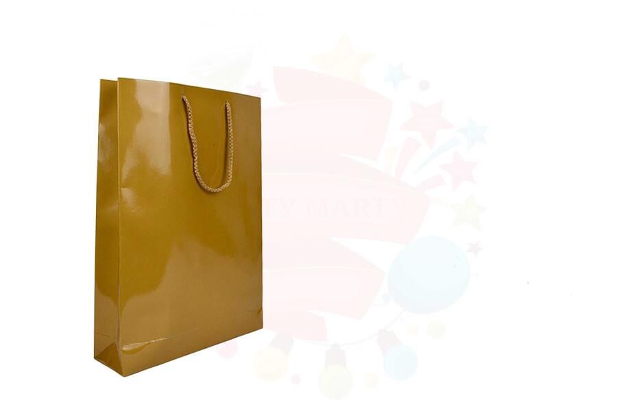 ÇANTA KARTON SELOFANLI 26*38 ALTIN 25'Lİ