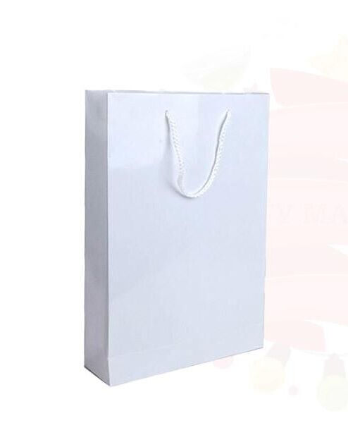 ÇANTA KARTON SELOFANLI 26*38 BEYAZ 25'Lİ