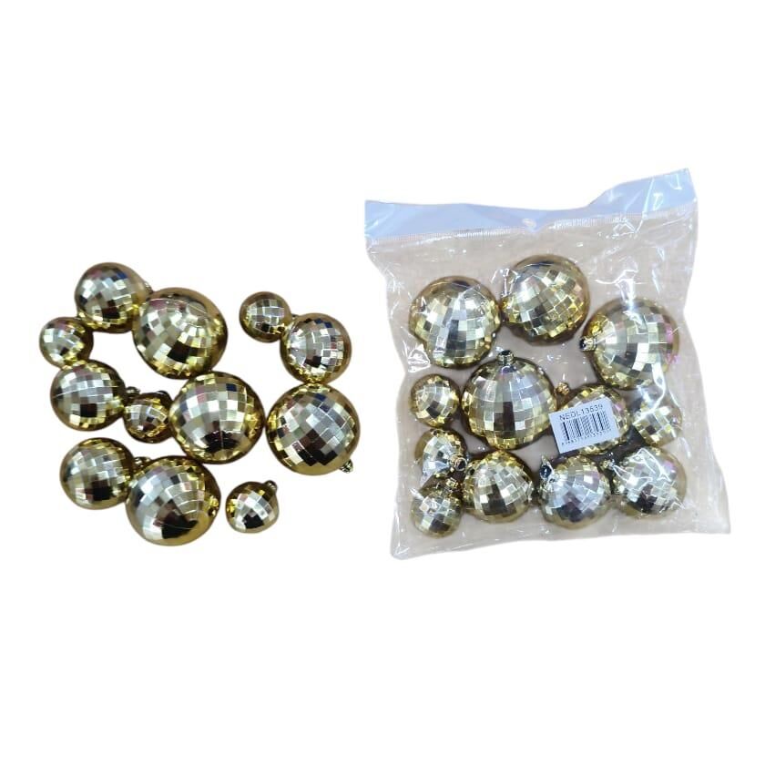 DİSKO TOPU 2-2,5-3-4 CM 12 Lİ ALTIN