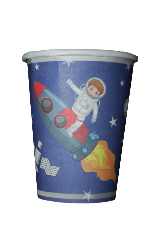BARDAK KARTON UZAY VE ASTRONOT 8 Lİ