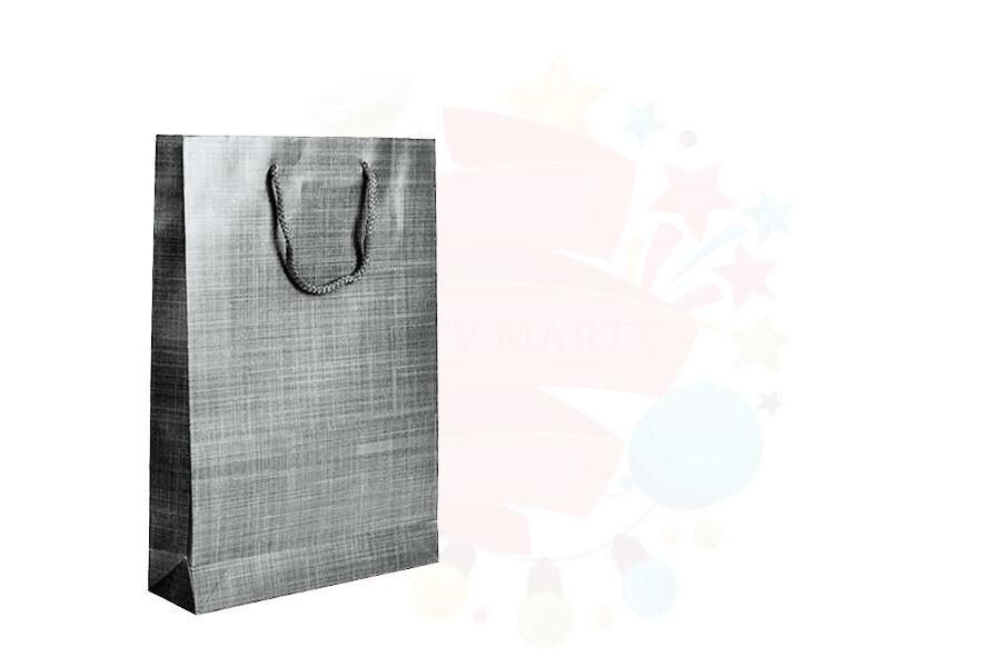 ÇANTA KARTON SELOFANLI 26*38 GÜMÜŞ 25'Lİ