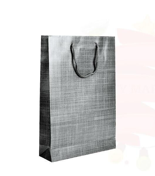ÇANTA KARTON SELOFANLI 26*38 GÜMÜŞ 25'Lİ
