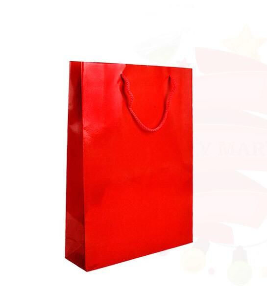 ÇANTA KARTON SELOFANLI 26*38 KIRMIZI 25'Lİ