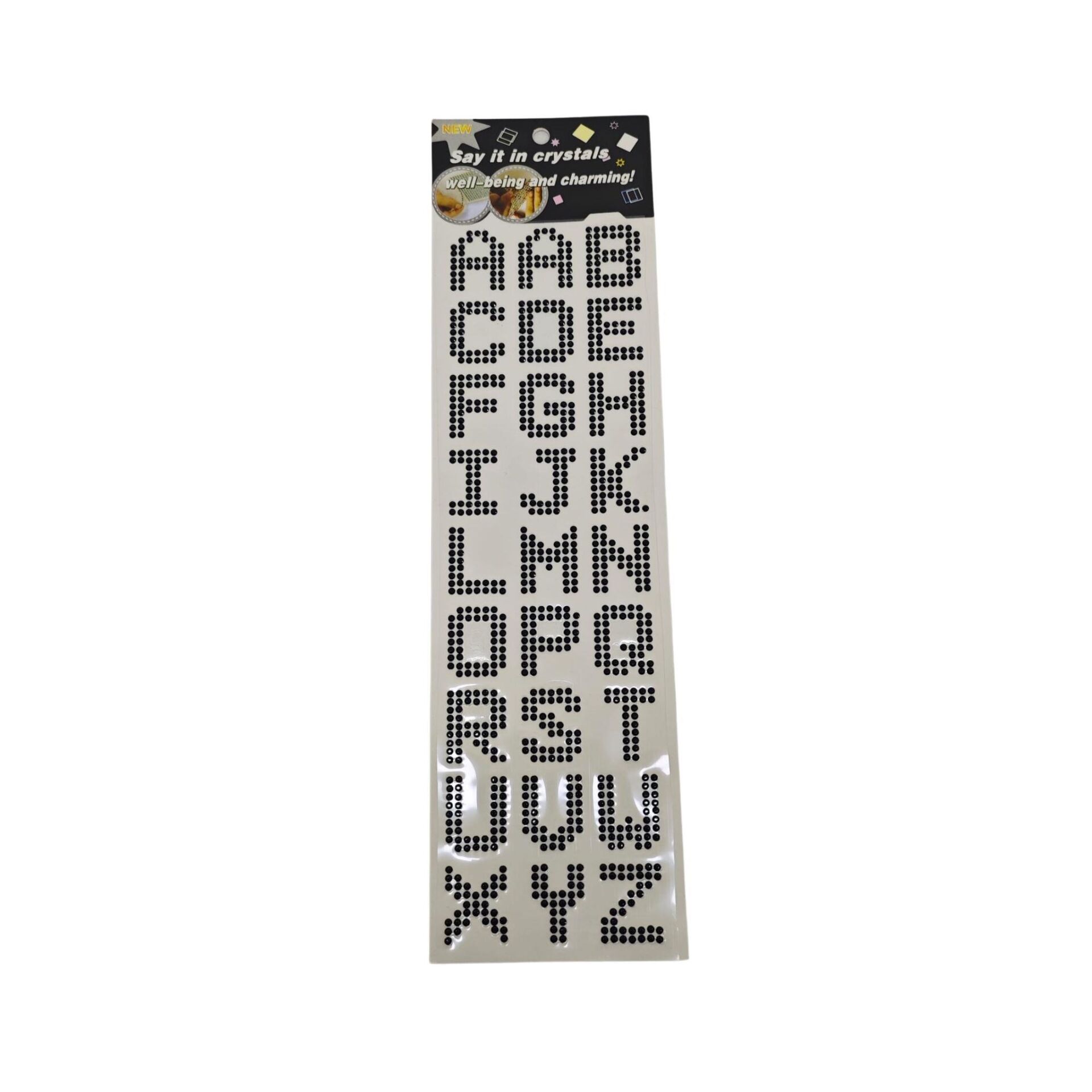 STICKER TAŞLI HARFLER
