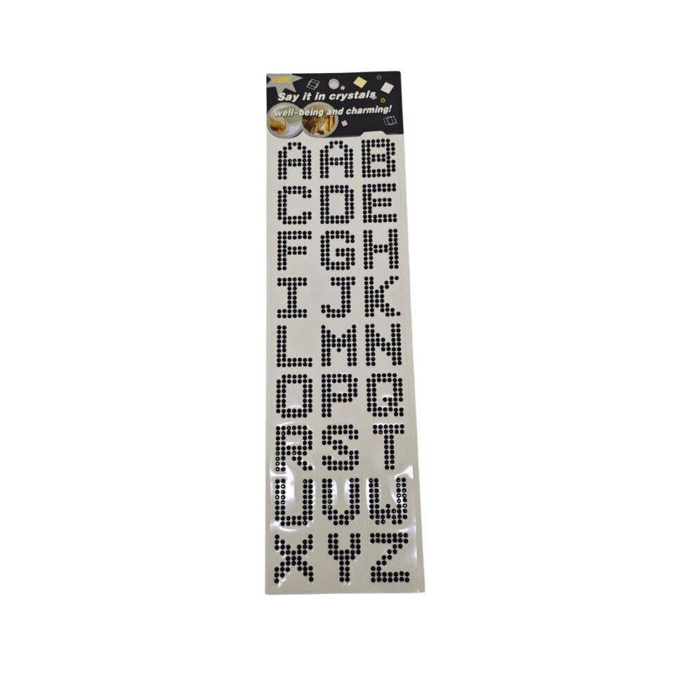 STICKER TAŞLI HARFLER