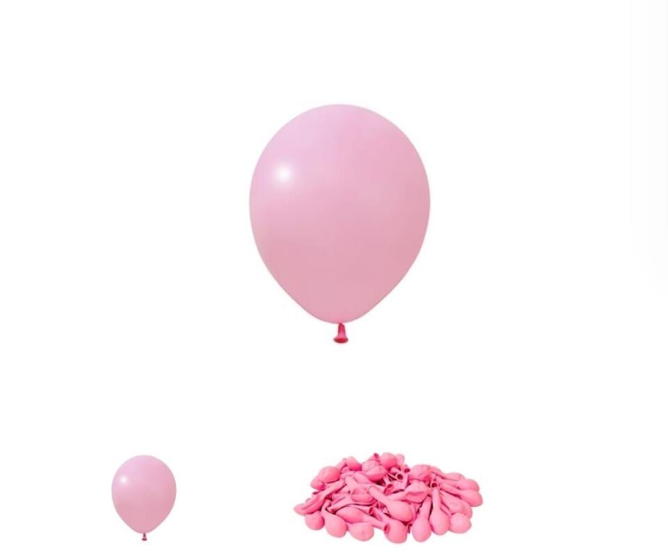 BALON 10'' PEMBE PASTEL 100'LÜ