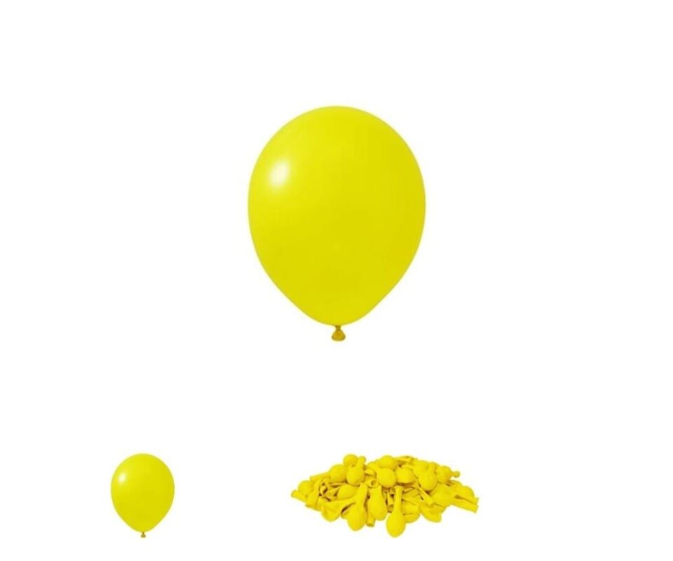 BALON 10'' SARI PASTEL 100'LÜ