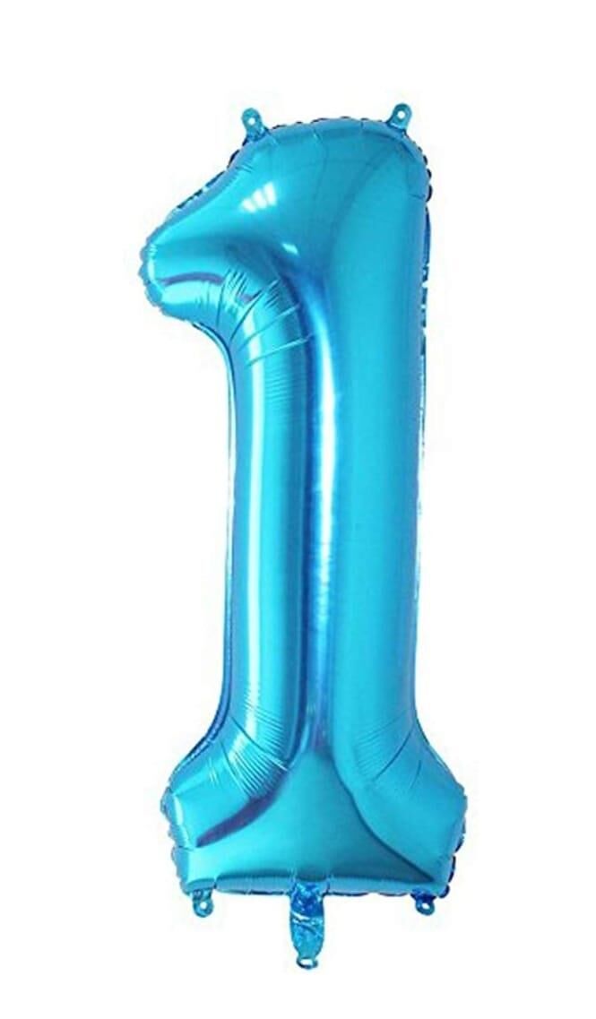 BALON FOLYO 40'' RAKAM MAVİ 1