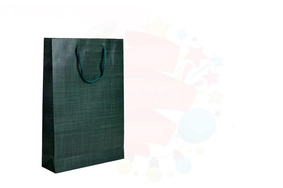 ÇANTA KARTON SELOFANLI 26*38 YEŞİL 25'Lİ