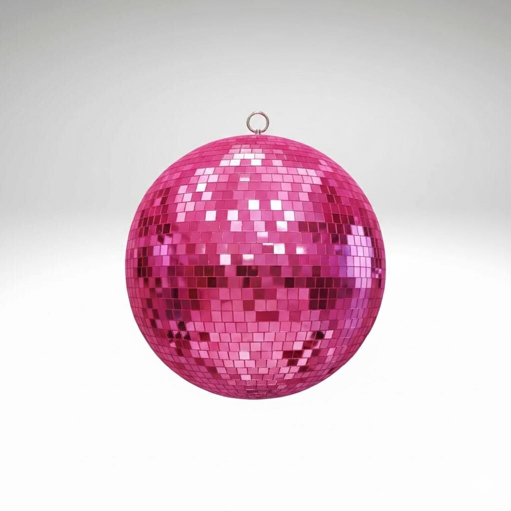 DİSKO TOP 25 CM TEKLİ  PEMBE