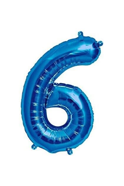 BALON FOLYO 40'' RAKAM MAVİ 6
