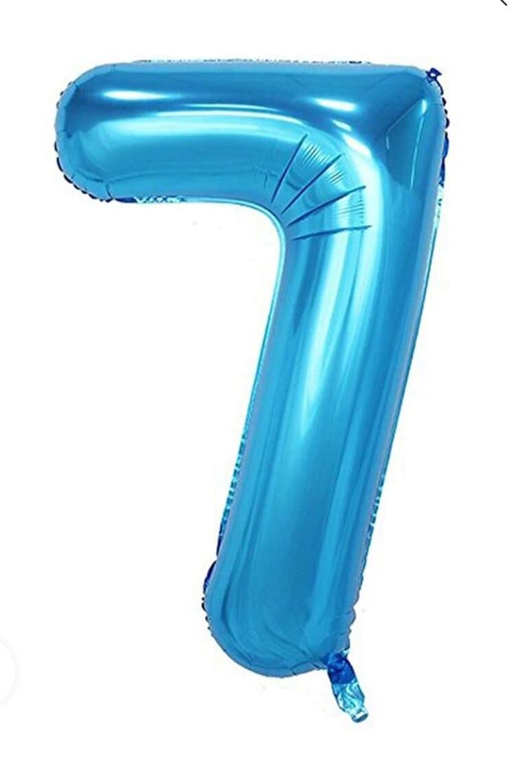 BALON FOLYO 40'' RAKAM MAVİ 7