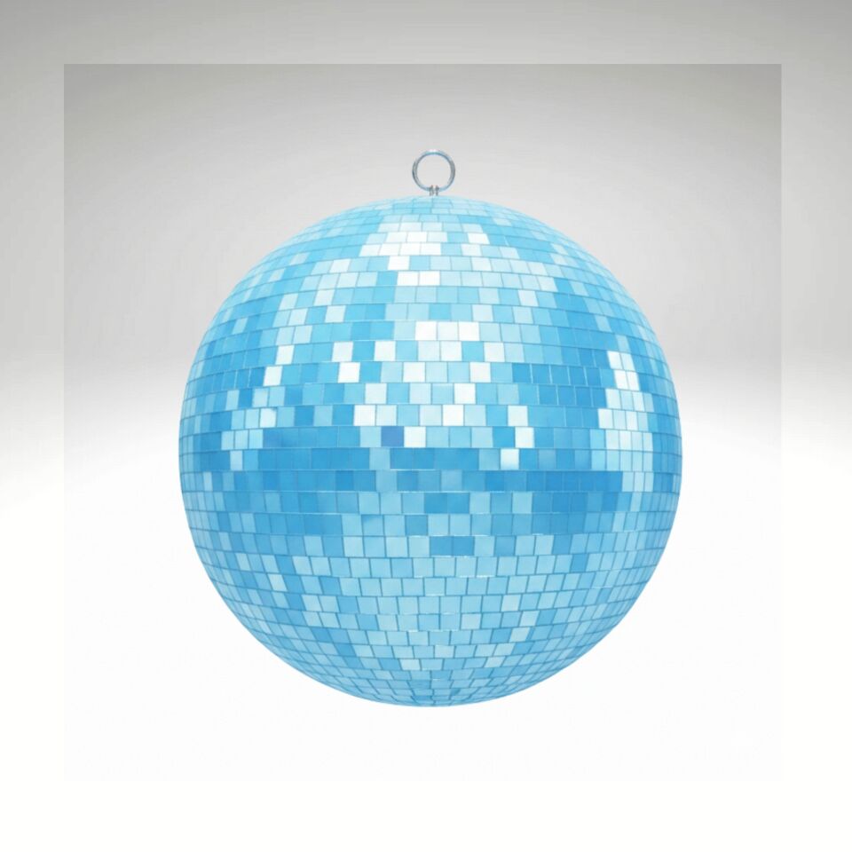 DİSKO TOP 30 CM TEKLİ MAVİ