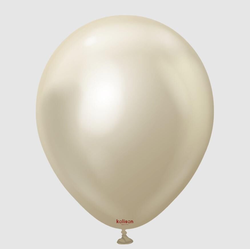 BALON 18'' KROM(MİRROR)WHITE GOLD 25 Lİ KALİSAN