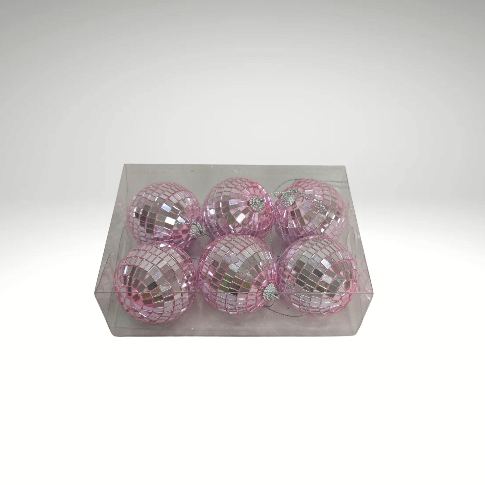 DİSKO TOP 6 CM 6 LI PEMBE