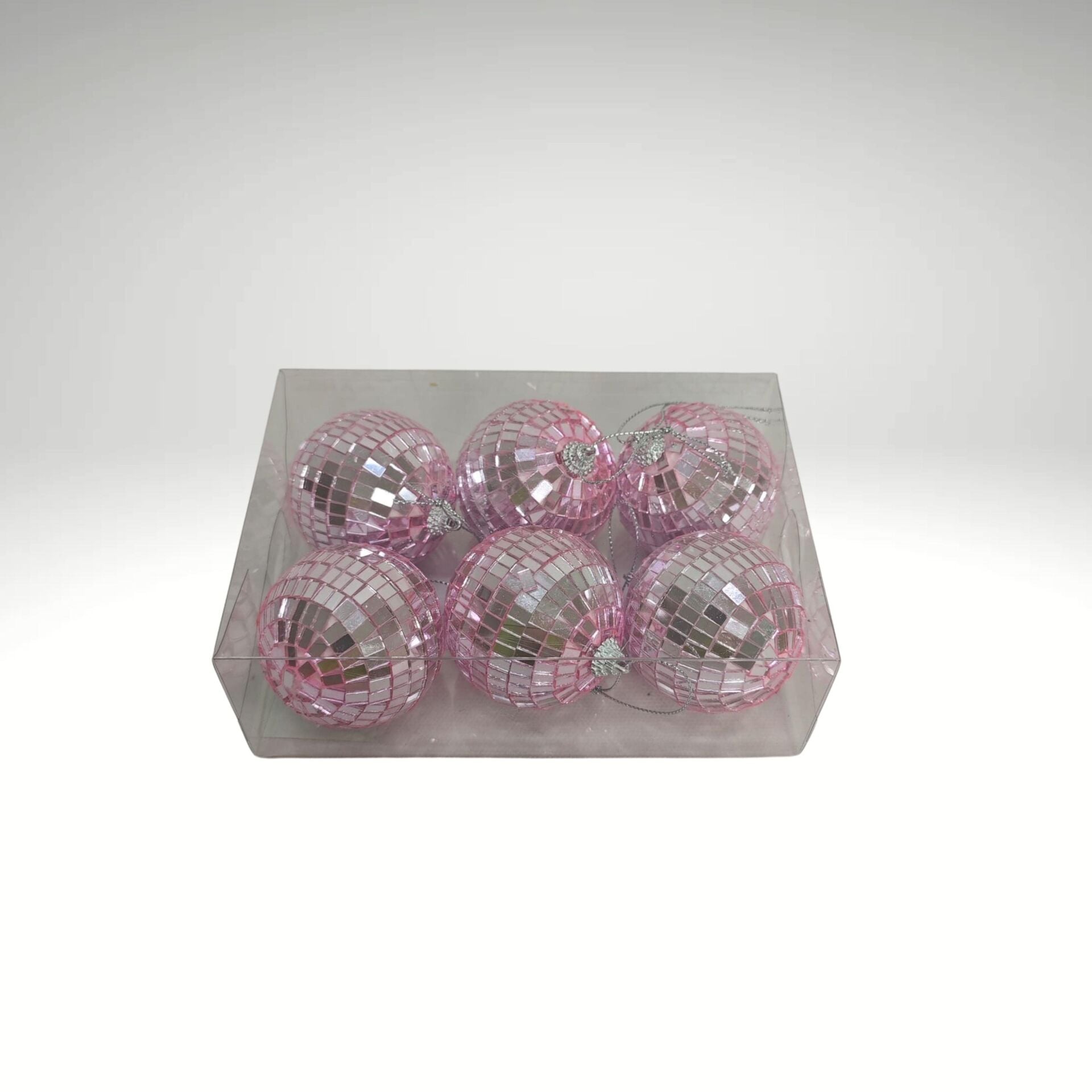 DİSKO TOP 6 CM 6 LI PEMBE