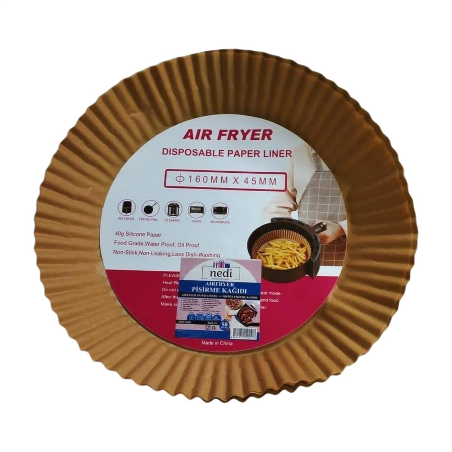 FRİTÖZ PİŞİRME KAĞIDI 16 CM (25 AD)