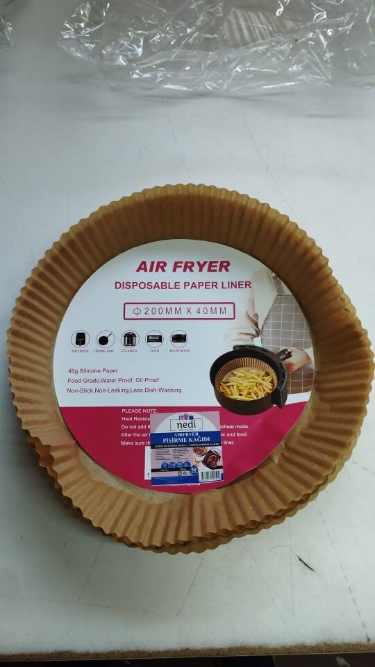 FRİTÖZ PİŞİRME KAĞIDI 20 CM (25 AD)