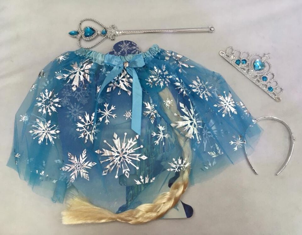 TAÇ TAKIM 4 LÜ (ETEK,SAÇ,TAÇ,ASA)