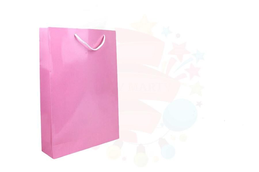 ÇANTA KARTON SELOFANLI 35*42 PEMBE 10'LU