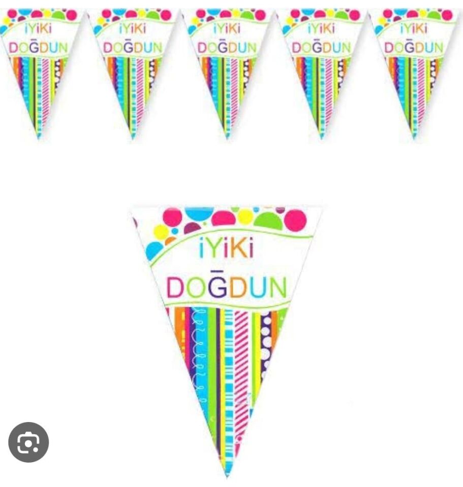 FLAMA ÜÇGEN İYİKİ DOĞDUN GÖKKUŞAĞI