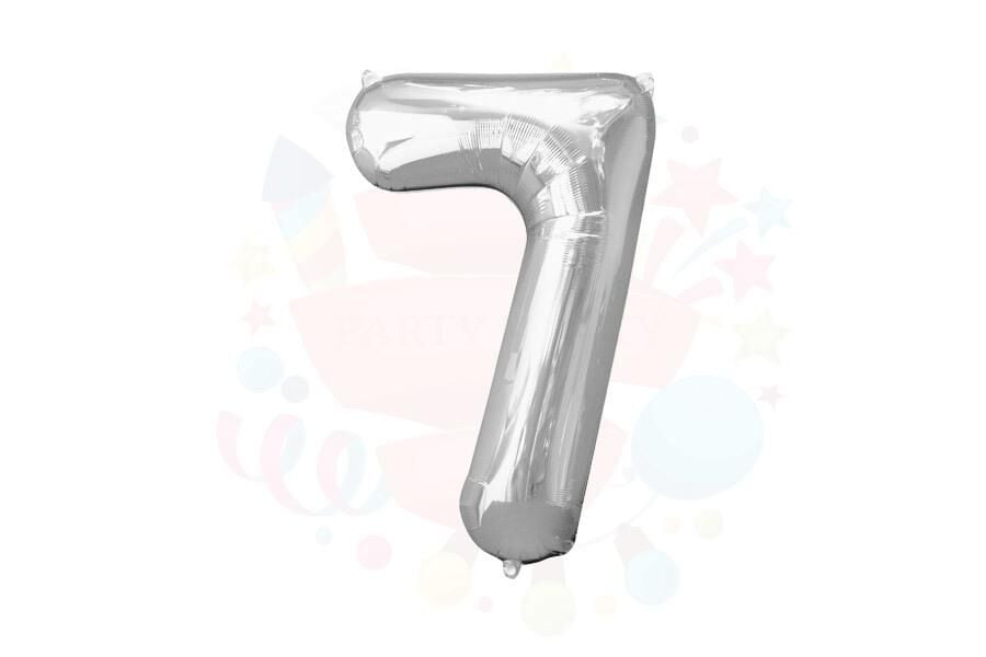 BALON FOLYO 40'' RAKAM GÜMÜŞ 7