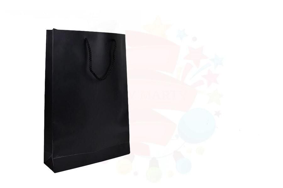 ÇANTA KARTON SELOFANLI 35*42 SİYAH 10'LU