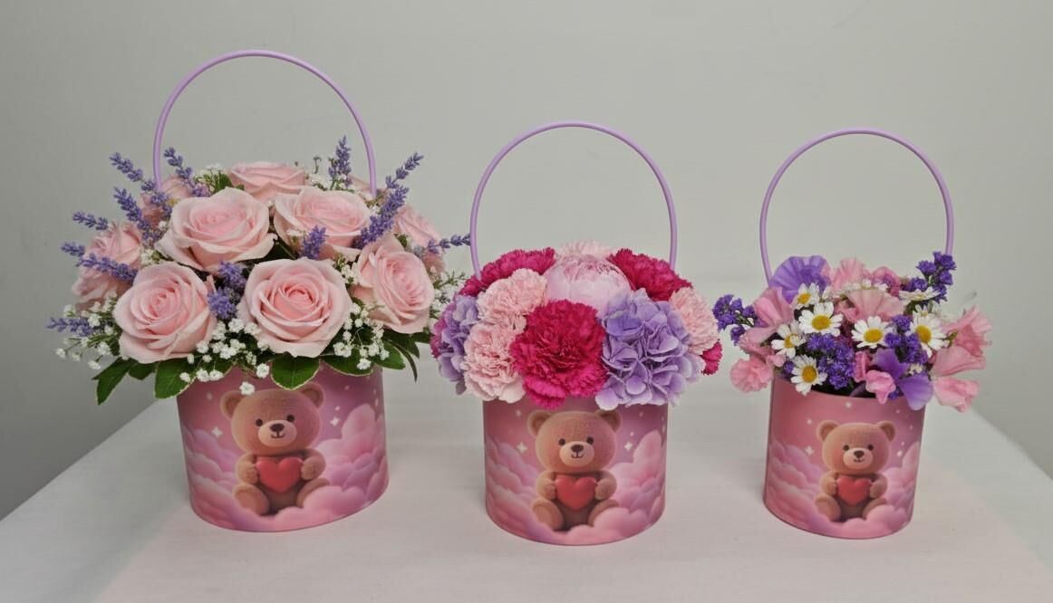 KUTU SİLİNDİR KAPAKSIZ AYCIKLI 3 LÜ