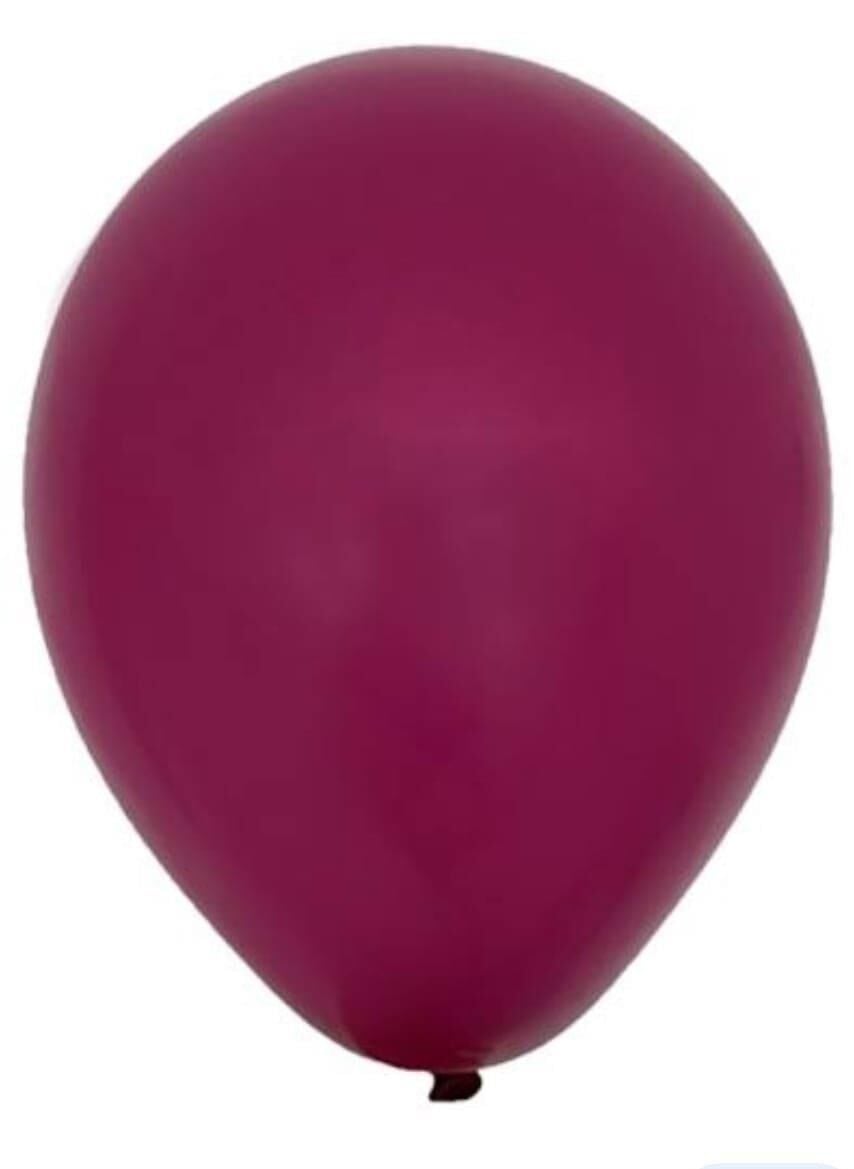 BALON DÜZ RENK MÜRDÜM 100'LÜ