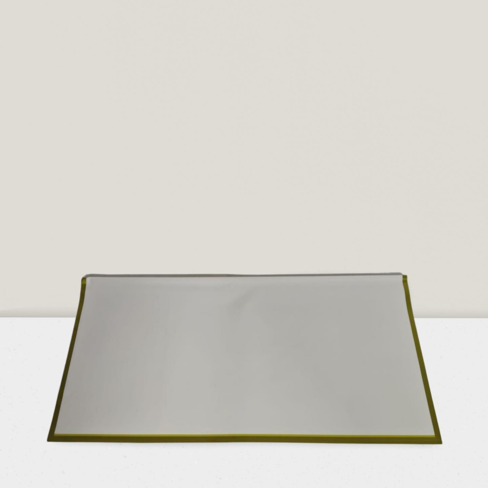 BUKETLİK PP ALTIN KENARLI BEYAZ  58*58 20 Lİ