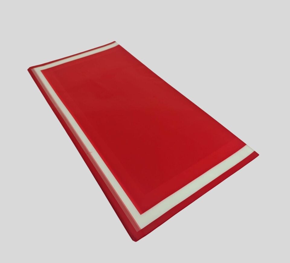 BUKETLİK PP KIRMIZI  MAT ŞEFFAF GENİŞ ÇERÇEVELİ