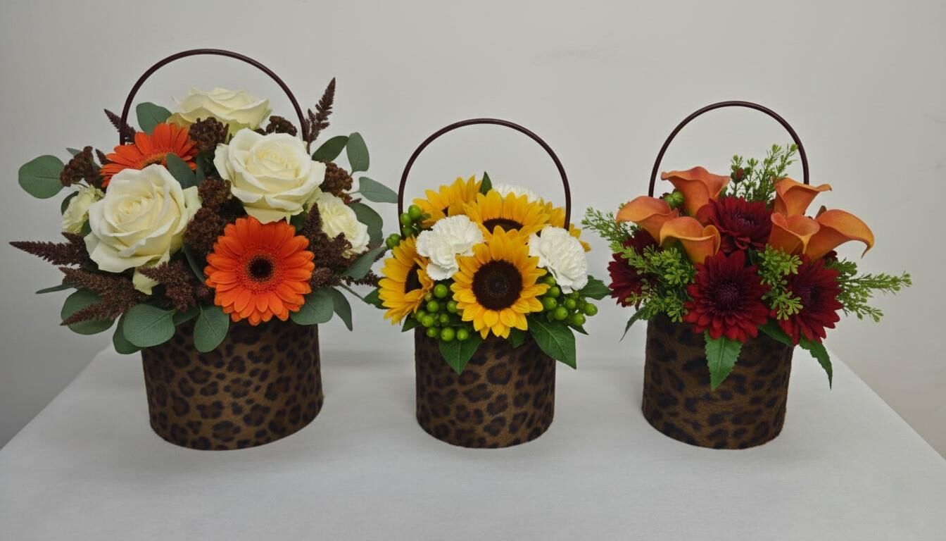 KUTU SİLİNDİR KAPAKSIZ LEOPAR PELUŞLU 3 LÜ