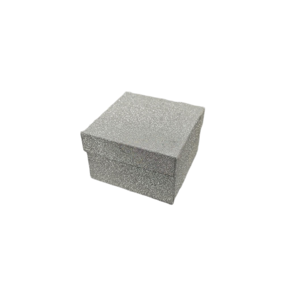 KUTU KARE TEKLİ 9*9*5CM GÜMÜŞ