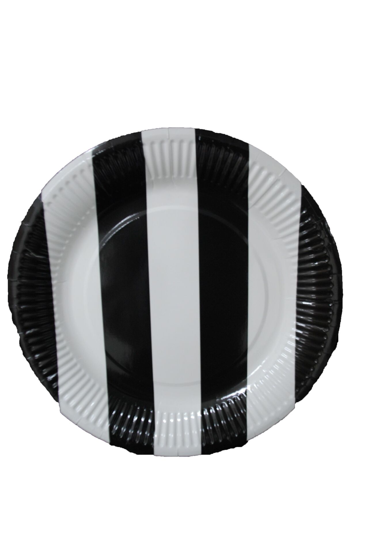 TABAK KARTON SİYAH BEYAZ  8 Lİ