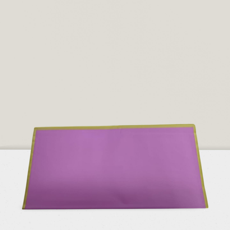 BUKETLİK PP ALTIN KENARLI MOR  58*58 20 Lİ